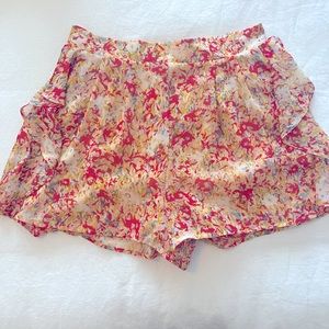 BCBG ruffle shorts. Like new